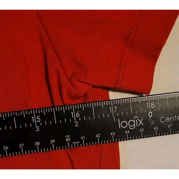 Nike Cincinnati Reds Shirt Women's Large Red Slim Fit MLB Baseball - Picture 4 of 5